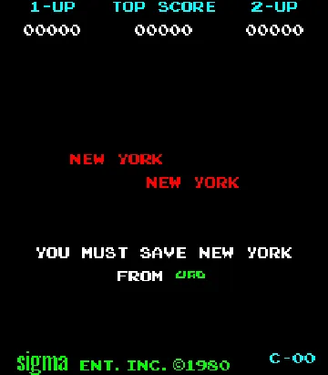 New York New York screen shot title